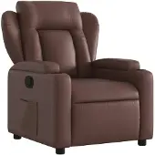 vidaXL Fauteuil relax brun similicuir