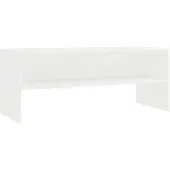 vidaXL Meuble TV Blanc 100x40x40 cm Bois d’ingénierie800045
