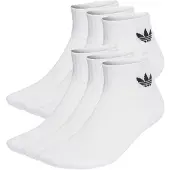 Adidas Chaussettes 'Mid Ankle 6 Pairs' noir / blanc