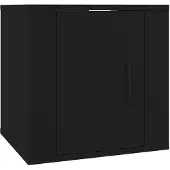 vidaXL Armoire TV murale noire 40x34,5x40 cm
