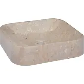vidaXL Lavabo Gris 40x40x10 cm Marbre