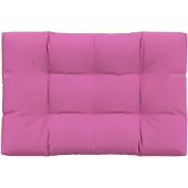 vidaXL Coussin de palette Rose 120x80x12 cm tissu