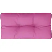 vidaXL Coussin de palette rose 70x40x12 cm tissu