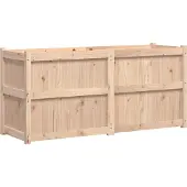 vidaXL Jardinière 150x50x70 cm bois de pin massif