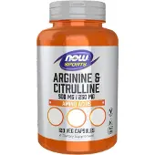 Now Arginine & Citrulline, 500/250 - 120 vcaps