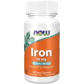 Now Fer 18 mg 120 Capsules Végétales