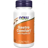 Now Confort gastro-intestinal avec PepZin GI - 60 gélules
