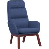 vidaXL Fauteuil relax bleu Tissu