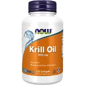 Now , Huile de Krill, 500 mg, 120 Gélules Souples