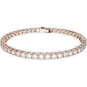 Swarovski Bracelet 'Matrix Tennis bracelet' or rose / transparent