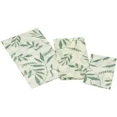 Kitchencraft Nevwaxwrap3pc Sandwich Bag 3 Units Vert
