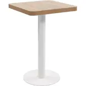 vidaXL Table de bistrot marron clair 50x50 cm MDF