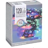 Koopman Guirlande lumineuse à LED, 120 LED, éclairage extérieur, 9 m, collection maison colorée