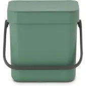 Brabantia Poubelle Sort Go Bin 3 l vert sapin