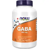 Now Gaba 500mg, 200 capsules