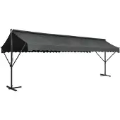 vidaXL Store autoportant 600x300 cm Anthracite