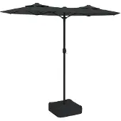 vidaXL Parasol double anthracite 316x240 cm