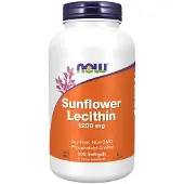 Now , Lécithine de Tournesol, 1 200 mg, 200 Gélules