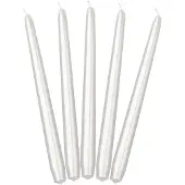 Party Deco Bougeoir Bougie Blanc 24cm - (10p.) (10 pcs)
