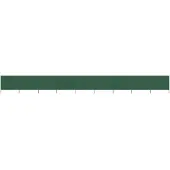 vidaXL Tissu brise-vent 9 pièces 1200 x 80 cm vert