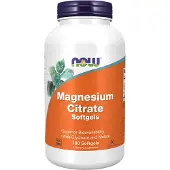 Now Maintenant aliments en magn sium citrate 180 softgel