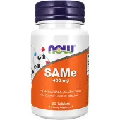 NOW,NOW Foods,NOW,NOW Foods , SAMe, 400 mg, 30 Comprimés