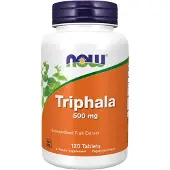 Now , Triphala, 500 mg, 120 Comprimés