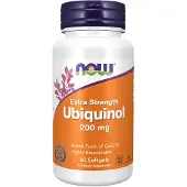 Now , Ubiquinol, 200 mg, Extra Puissance, 60 Gélules Molles