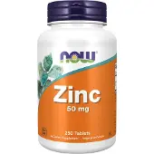 Now , Zinc, 50 mg, 250 Comprimés