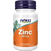 Now , Zinc, 50 mg, 100 Comprimés