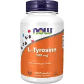 Now , L-Tyrosine, 500 mg, 120 Gélules