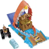 Hot Wheels Monster Trucks Arena Smashers : Entry Challenge - Tiger Shark Treasure Chomp Challenge