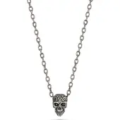 Police Tribal Edge Necklace Argenté Homme