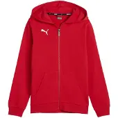 Puma Garçons, Pull-over, teamGOAL Casuals Veste à capuche Jr, Rouge, (128)