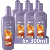 Unilever 6x Andrelon Shampoo Glans 300ML