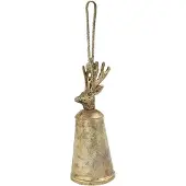 Mars & More , cloche, or, cerf, 20 cm