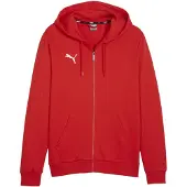 Puma Hommes, Pull-over, teamGOAL Casuals Veste à capuche, Rouge, (M)
