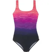 LASCANA Maillot de bain bleu foncé / violet / rose / rose néon