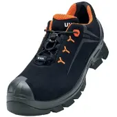 Uvex chaussures basses 2 MACSOLE S3 noir, orange largeur 11 T. 48