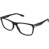 Polaroid Lunettes de Vue PLD D514 55/16/140 Matte black grey Polyester frames MAN PLD D514