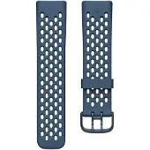 Fitbit Charge 5 Bracelet Silicone avec Trous Bleu L