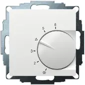 Eberle Controls Eberle UTE 1002-RAL9016-G-55 Thermostat d'ambiance encastré 5 à 30°C, Thermostat, Blanc