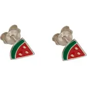 Out of the blue Boucles d'oreilles en argent 925 sterling, melon, (Argent sterling 925)