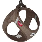 Curli Clasp Vest Geschirr Cord braun 2XS