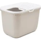 Savic Bac à litière "Hop In" 58,5 x 39 x 39,5 cm blanc / beige