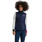 Rossignol Doudoune Sans Manches Col Cheminé Logo À Relief Bi Color Femme Rossignol