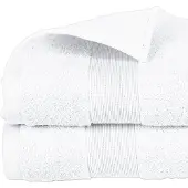 5 Five Atmosphera Créateur d'Intérieur Serviette de bain en coton 450 g/m² Blanc 70 x 130 cm