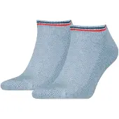 Tommy Hilfiger Unisexe, Chaussettes, Na, Bleu, (lot de 2, 35 - 46)