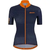 Santini Tono Sfera Short Sleeve Jersey Bleu XL Femme