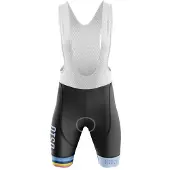 Otso Stripes Bib Shorts Bleu S Homme